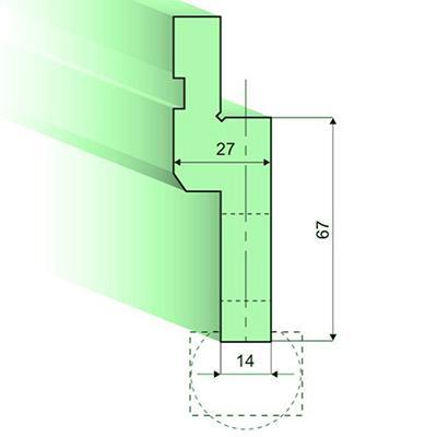 半徑7-50mm圓弧模具柄和模具頭