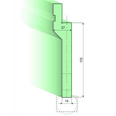 半徑7-50mm圓弧模具柄和模具頭