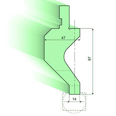 半徑7-50mm圓弧模具柄和模具頭
