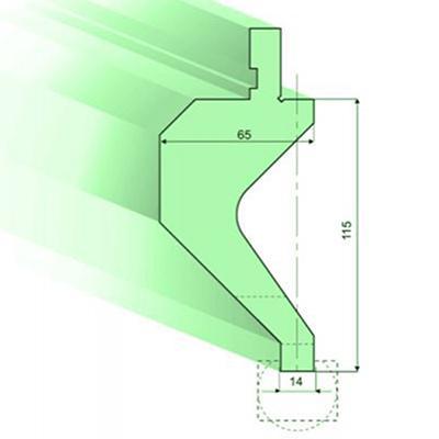 半徑7-50mm圓弧模具柄和模具頭