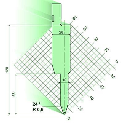 24度壓平壓邊模具上模