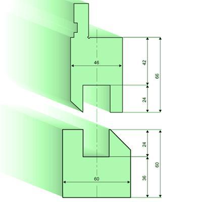 可更換式段差模具柄和壓平填塊