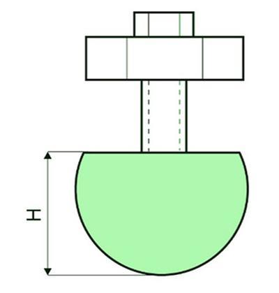 半徑7-50mm圓弧模具柄和模具頭
