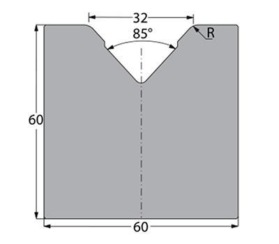 85度下模, 高度80mm
