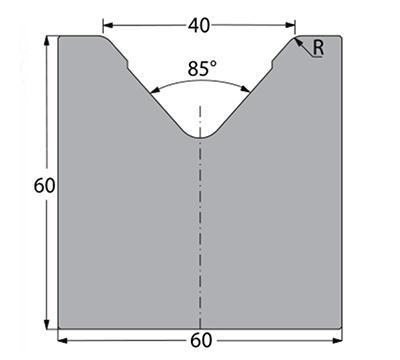 85度下模, 高度80mm