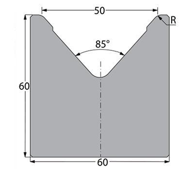 85度下模, 高度80mm