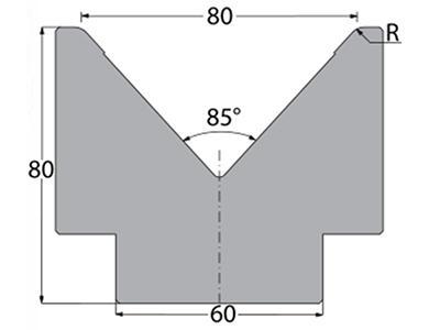 85度下模, 高度80mm