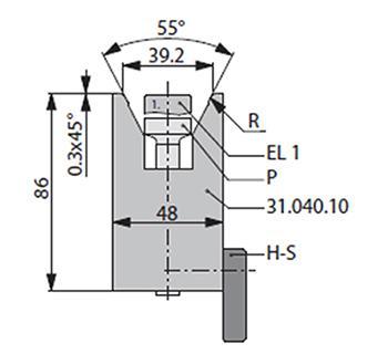 60度下模, 高度86mm